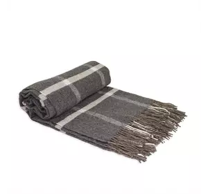 Плед "Марсель Grid" (сіро-білий) 140х200см 151757 Плед "Марсель Grid" (сіро-білий) 140х200см 151757