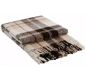 Плед Vladi "Ельф" (біло-бежево-коричневий) №2 170х210см 105150 Плед Vladi "Ельф" (біло-бежево-коричневий) №2 170х210см 105150