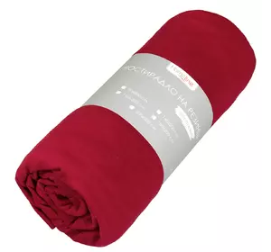 Простирадло трикотажне на резинці Home Line (бордовий) 160х200см 159682 Простирадло трикотажне на резинці Home Line (бордовий) 160х200см 159682