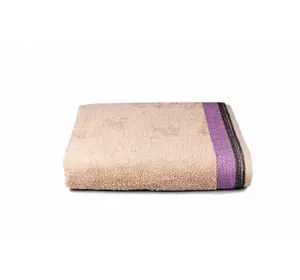 Рушник махровий Home Line "Лотус" (бежевий), 68х128см 123575 Рушник махровий Home Line "Лотус" (бежевий), 68х128см 123575