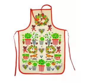 Фартух махровий кухонний Akipek "Квіти" 125012 Фартух махровий кухонний Akipek "Квіти" 125012