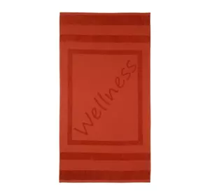 Рушник махрово-тканий "Wellness" (терракот) 90х160см 163287 Рушник махрово-тканий "Wellness" (терракот) 90х160см 163287